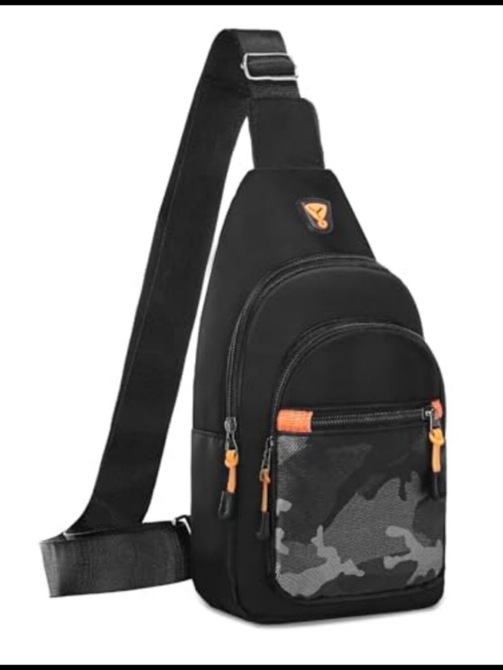 Unbranded Lightweight Nylon Sling Backpack Crossbody Hiking Daypack